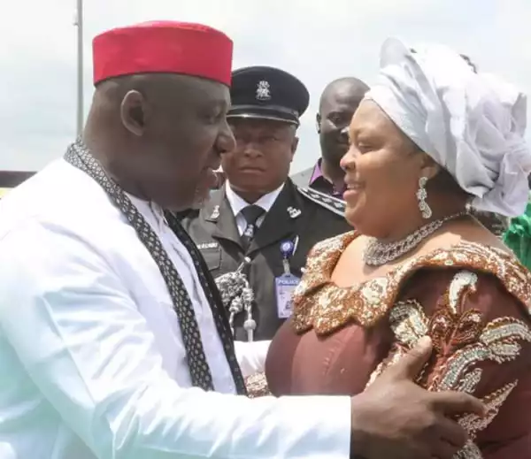 Governor Rochas Okorocha Reacts To Wife Battering Accusation